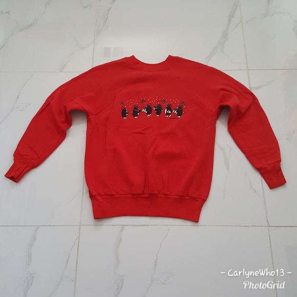 Holiday Penguin Sweatshirt - Picture 1 of 3